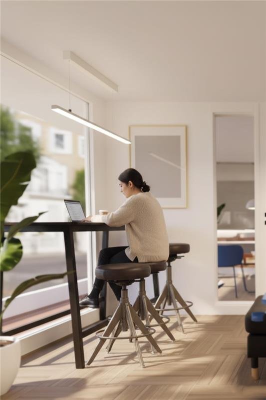 Minimal desk workspace